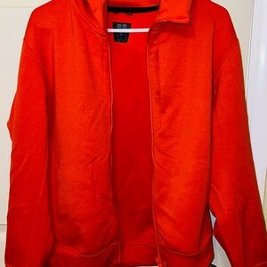 Uniqlo Men's Vibrant Orange Jacket